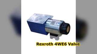 Rexroth 4WE6 হাইড্রোলিক ভালভ: শক্তি এবং স্পষ্টতা